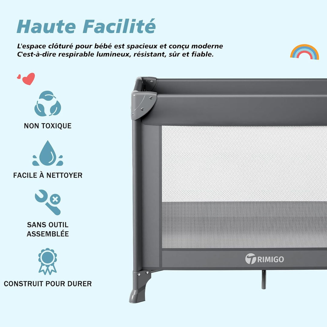 Baby Reisebett Dream N Play, faltbares Babybett, faltbar & tragbar für Babys bis 15 kg, Kompaktes Re