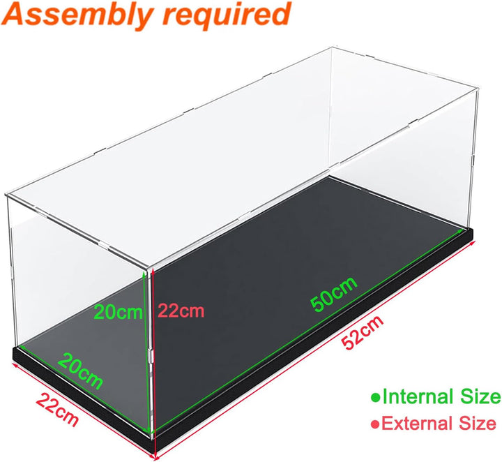 Acryl Vitrine Klar für Lego Actionfiguren Funko Pop Modell Skulptur Transparenter Plexiglas Display
