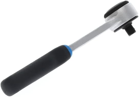 GEDORE Umschaltknarre, für 1/4 Zoll, 6,3 mm Antrieb, 5degree Rückschwenkwinkel, 129 mm lang, 2K-Grif