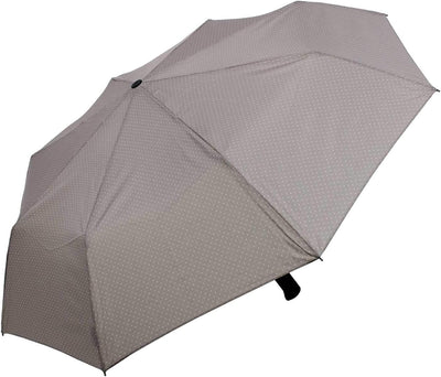 Doppler Taschenschirm Magic Carbonsteel stabil sturmfest Auf-Zu Automatik Chic - grau, Grau
