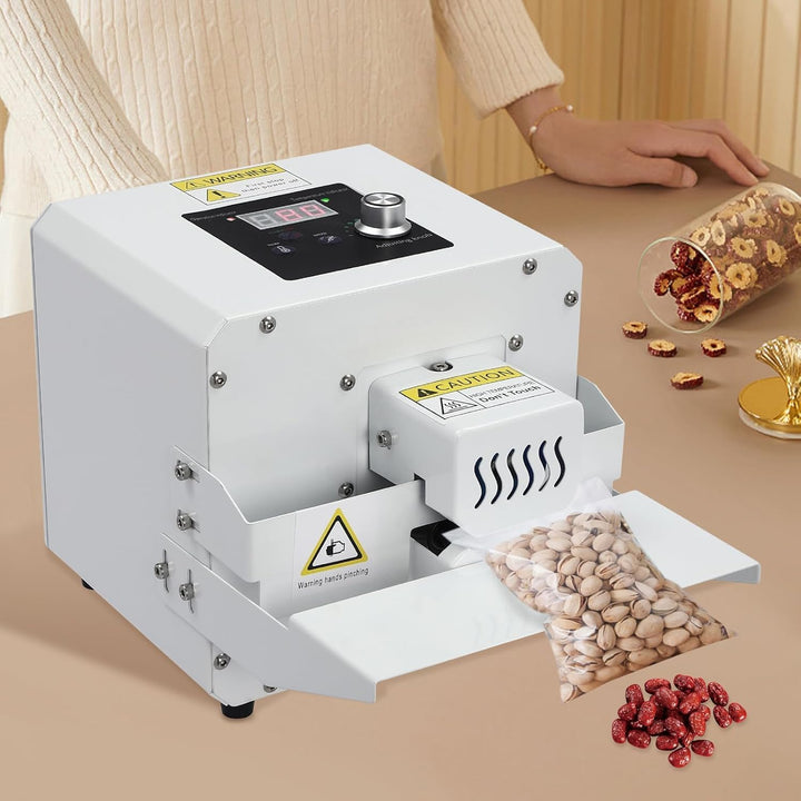 NEWTRY Elektrischer automatischer Rollverschliesser für Beutel, kontinuierliches Heisssiegelgerät ge