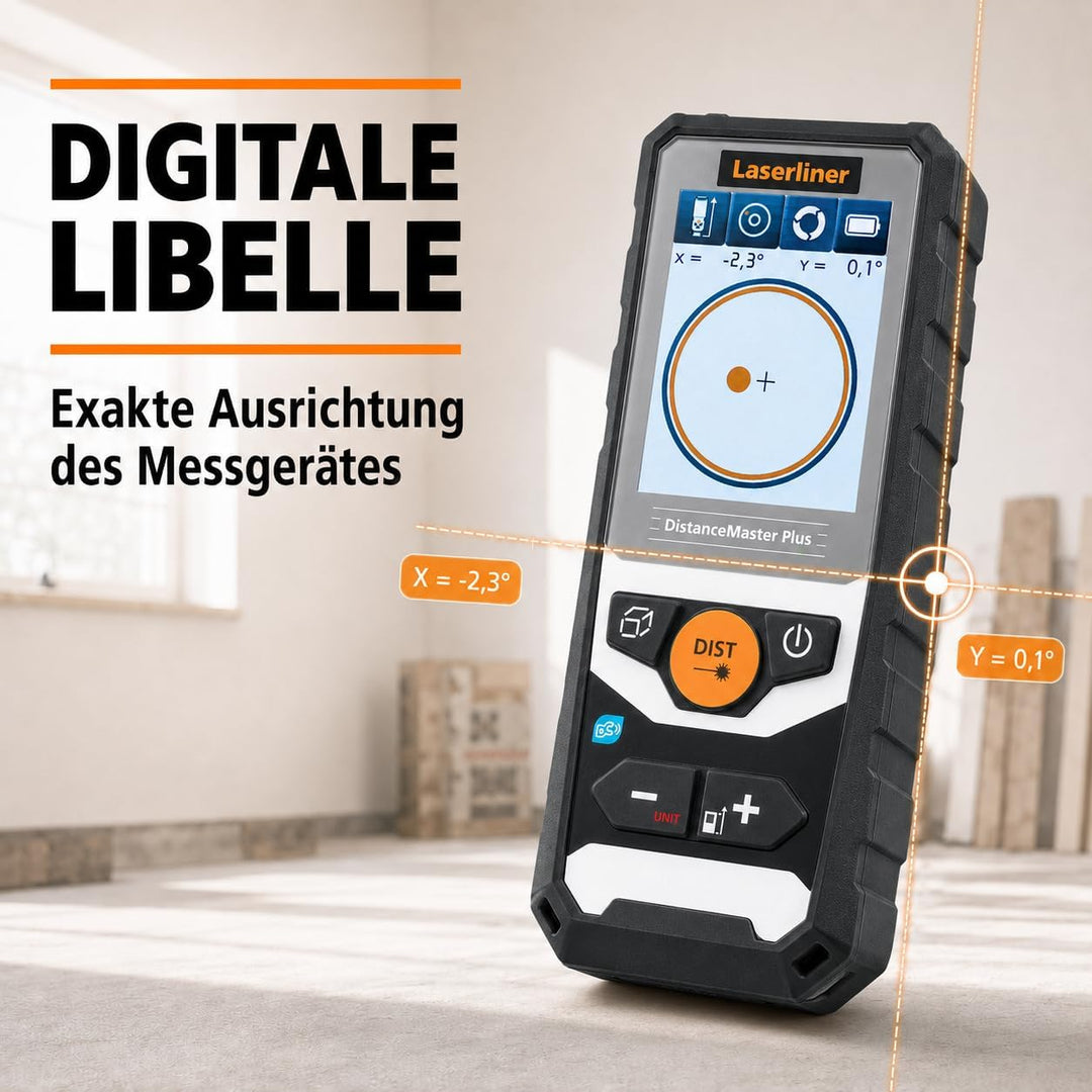 Laserliner Laser Entfernungsmesser, DistanceMaster DistanceMaster Plus 80, DistanceMaster Plus 80