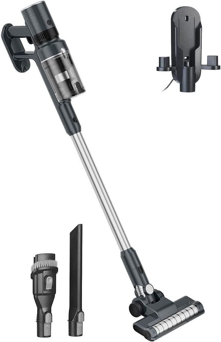 Sichler Haushaltsgeräte Akkusauger: 2in1-Akku-Zyklon-Hand- und Boden-Staubsauger, HEPA-Filter, 27 kP