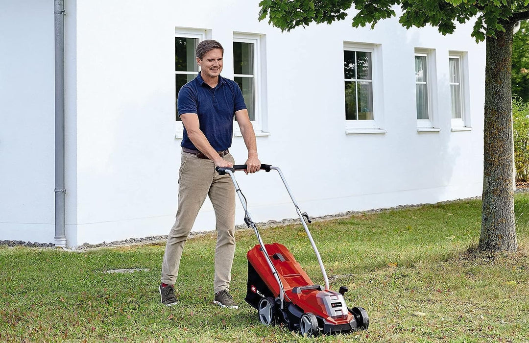 Einhell Akku-Rasenmäher GE-CM 18/33 Li Kit Power X-Change (18 V, 33 cm Schnittbreite, bis 200 m², Br