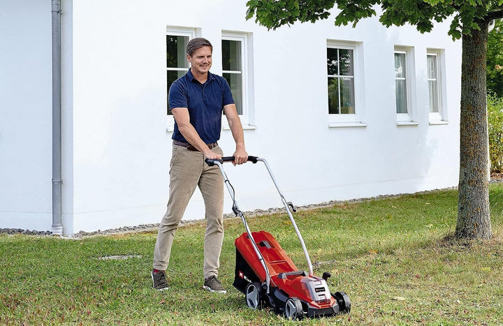 Einhell Akku-Rasenmäher GE-CM 18/33 Li Kit Power X-Change (18 V, 33 cm Schnittbreite, bis 200 m², Br