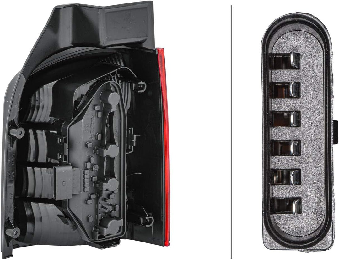 HELLA 2SK 008 579-091 Heckleuchte - Glühlampe - gelb/glasklar/rot - links - für u.a. VW T5 (7HB,7HJ,