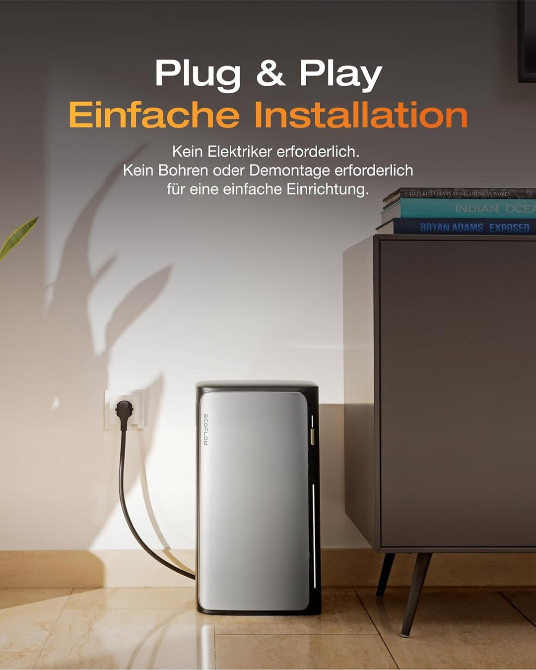 ECOFLOW STREAM Ultra Balkonkraftwerk mit Speicher 800W, 1,92kWh Speicher für Balkonkraftwerk, 2x 400