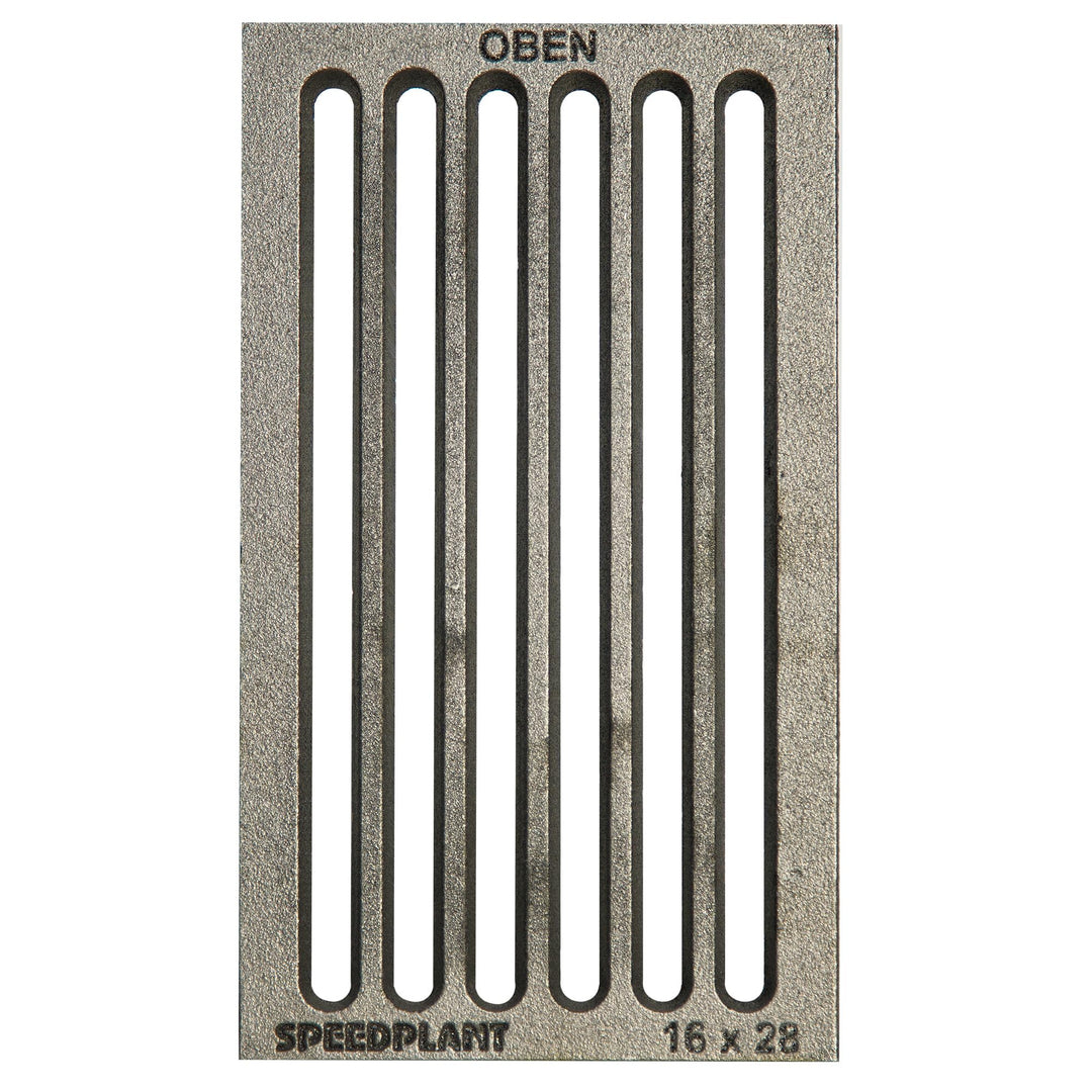 Hochwertiger Ascherost 16 x 28 cm Ofenrost Kaminrost Liegerost Tafelrost Feuerrost - Premiumqualität