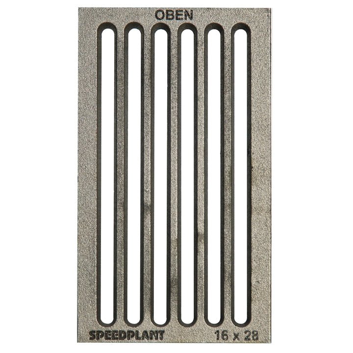 Hochwertiger Ascherost 16 x 28 cm Ofenrost Kaminrost Liegerost Tafelrost Feuerrost - Premiumqualität
