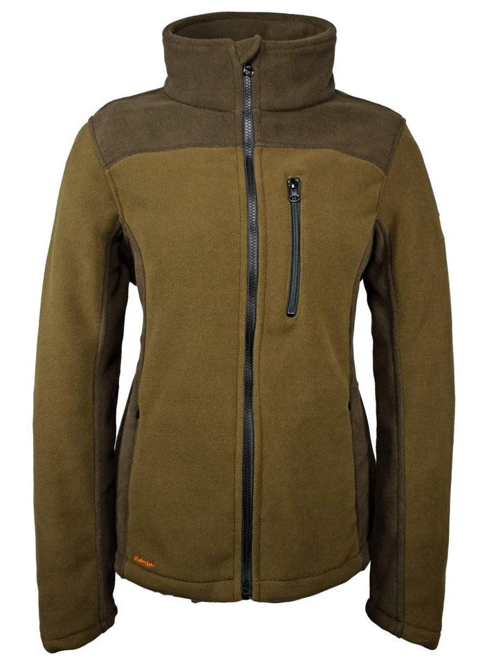 HUBERTUS Damen Fleece Jagdjacke Oliv Braun S Oliv, S Oliv