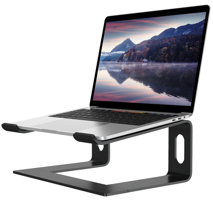 ALASHI Laptop-Ständer für Schreibtisch, Aluminium-Computer-Erhöhung, ergonomischer Notebook-Halter,
