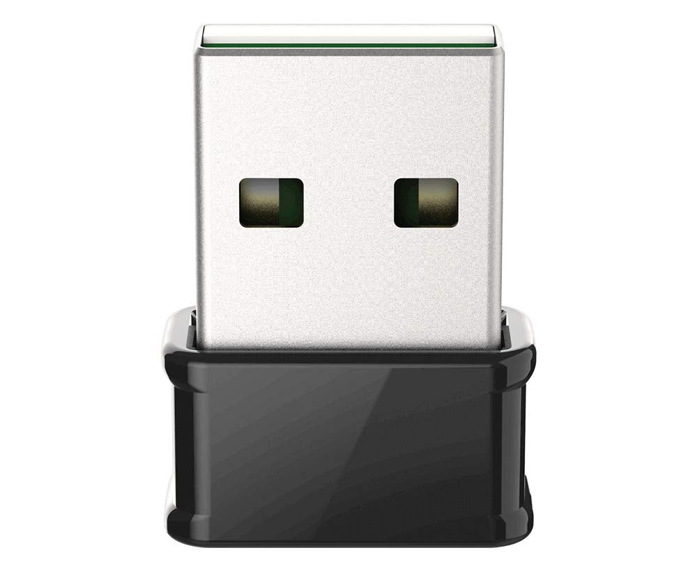 D-Link DWA-181 Wireless AC MU-MIMO Nano USB Adapter (MU-MIMO Wave 2 kompatibel, WPA3 für Windows 10,