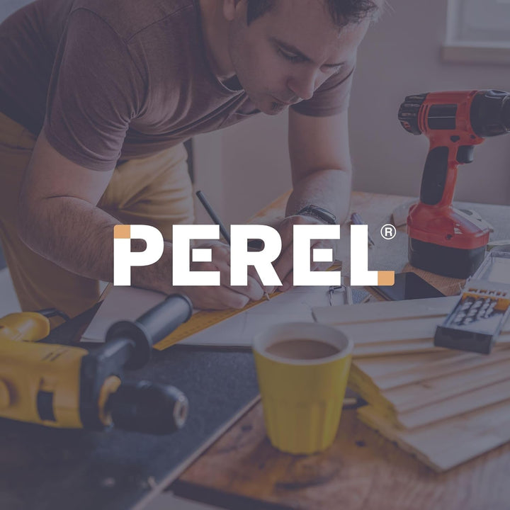 PEREL - 1819-N Aluminiumkoffer Werkzeugkoffer in Schwarz - 138953