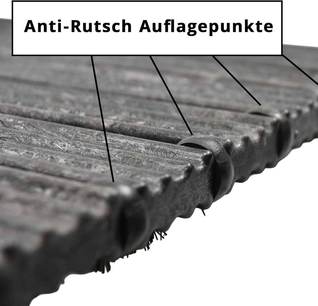 Bürstenmatte Schuhabstreifer Fussmatte Türmatte Fussabtreter ca. 60 x 40 cm