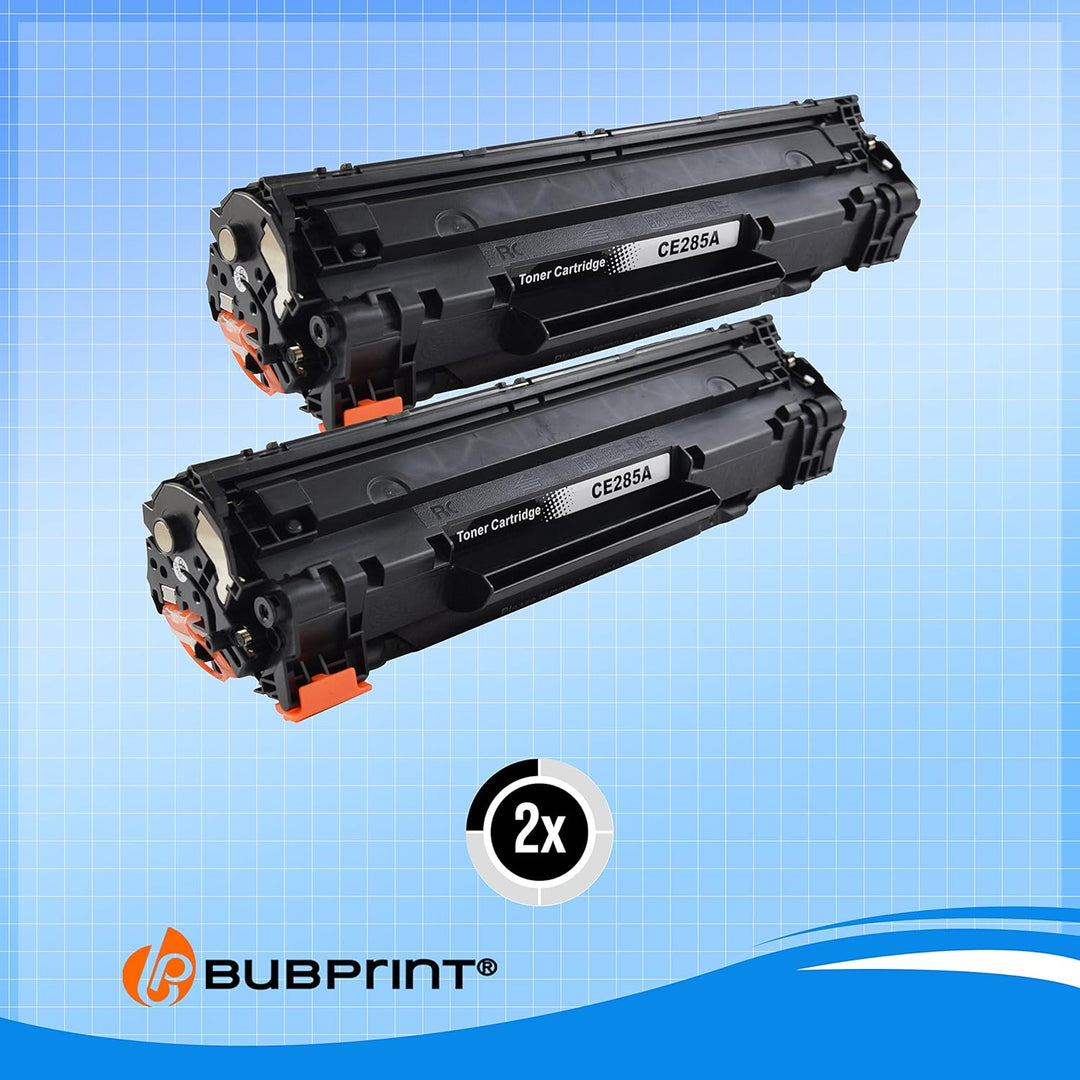Bubprint 2 Tonerkartuschen kompatibel als Ersatz für HP 85A CE285A für Laserjet Pro P1102 P1102W P11