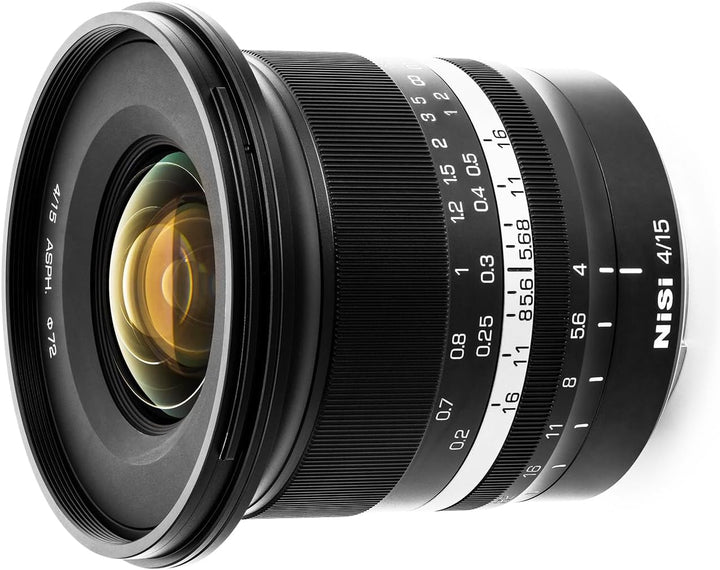 NiSi 15mm F4 ASPH Ultra-Weitwinkel Vollformat Objektiv für Sony E-Mount/Nikon Z-Mount/Cannon RF-Moun