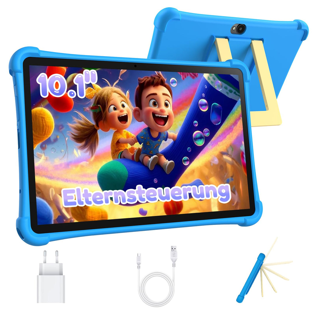 ALLDOCUBE Kinder Tablet 10 Zoll, Android 15, 7GB RAM+64GB ROM (TF 512GB), Wi-Fi, Bluetooth, GPS, iWA