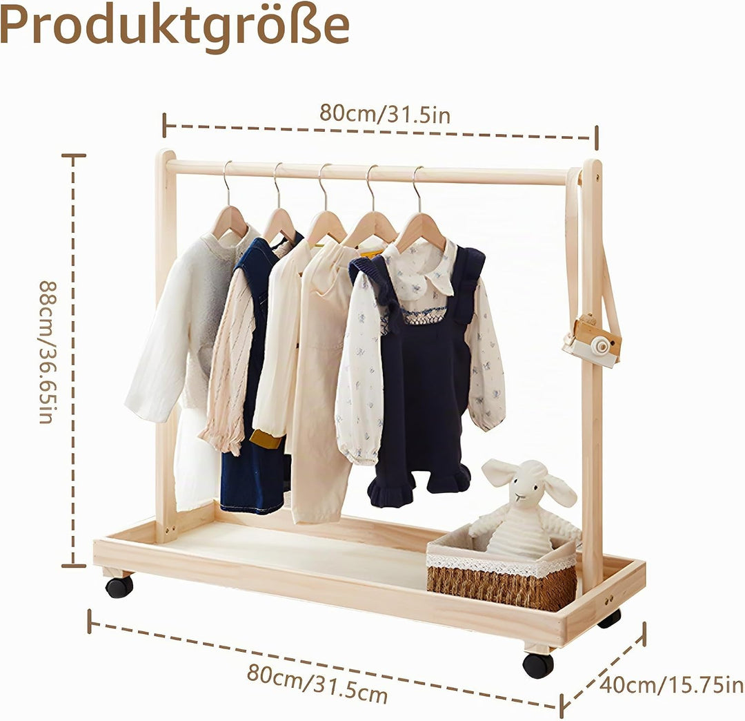 NUODWELL Baby kleiderständer für Kleinkinder, Haustier Kleiderständer für Haustiere, einfacher Kleid
