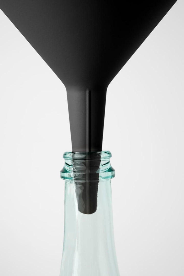 Blim Plus - Trichter Dosierer Dolina Carbon Black mit luftdichtem Deckel - Präzise Dekoration - Made