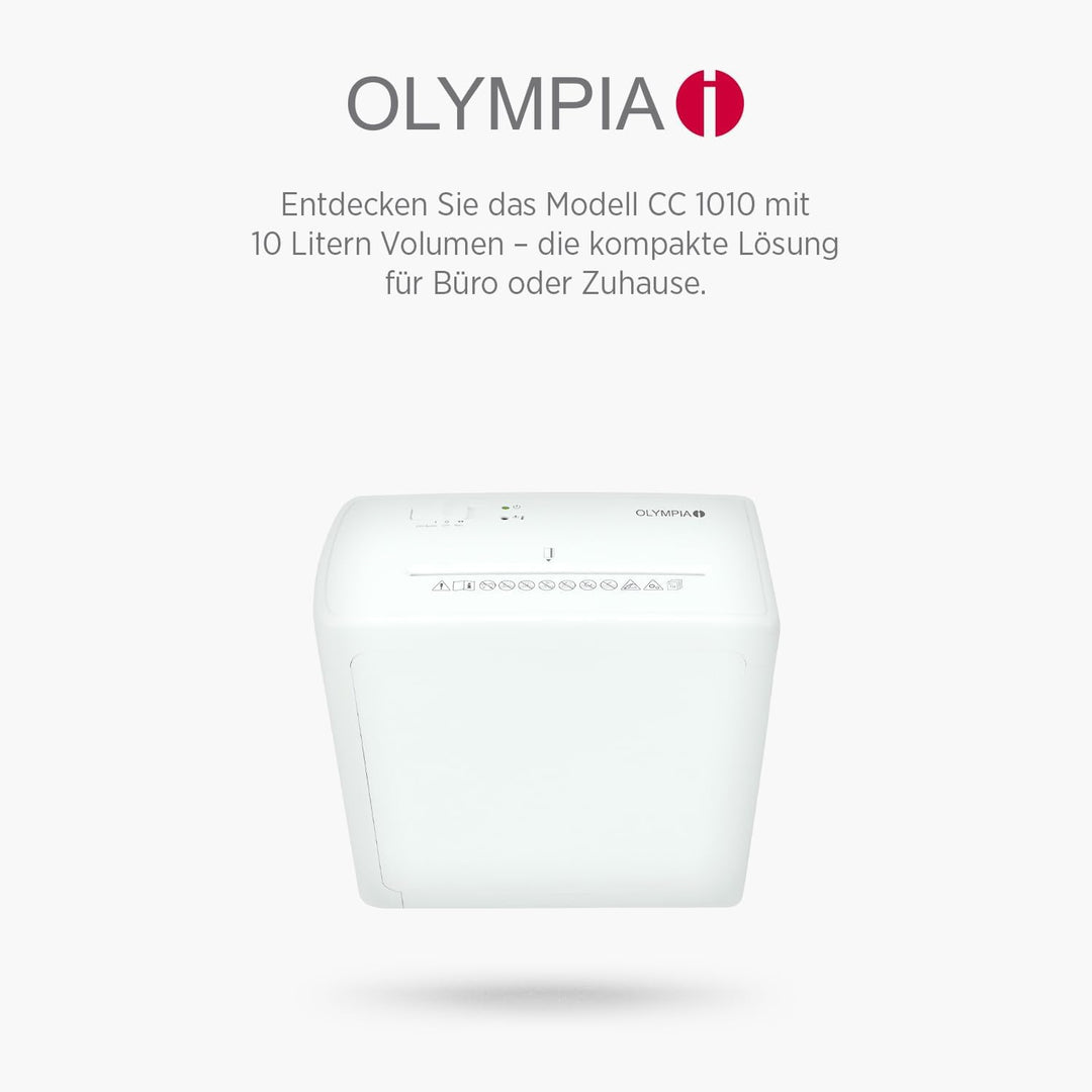 Olympia MC 2508 S Aktenvernichter | Papierschredder Aktenvernichter & Paper Shredder für Dokumente |