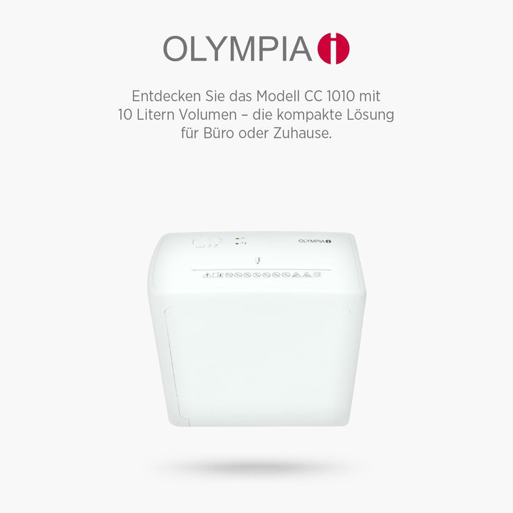 Olympia MC 2508 S Aktenvernichter | Papierschredder Aktenvernichter & Paper Shredder für Dokumente |