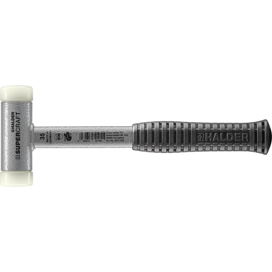 SUPERCRAFT-Schonhammer, mit bruchsicherem Stahlrohrstiel und ergonomisch geformtem, rutschsicherem G