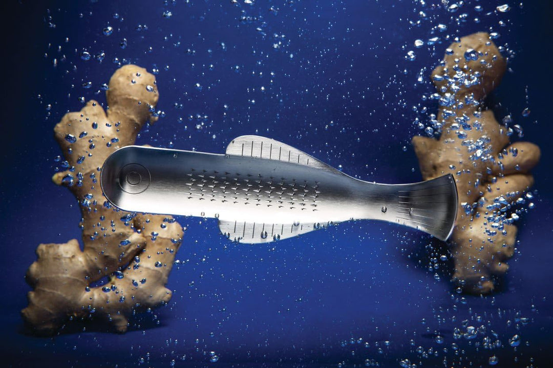 Alessi VS06 Boga Ingwerreibe - Stahl AISI 430 mattiert.
