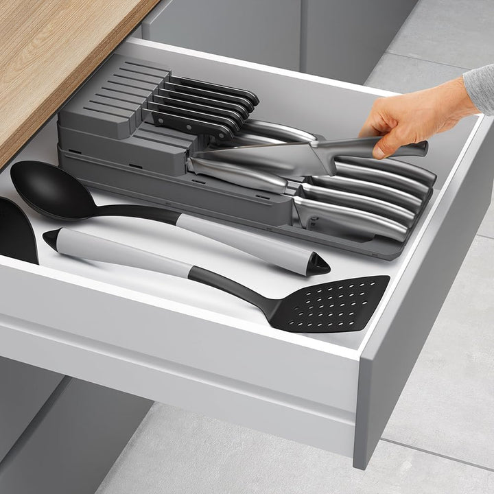 Metaltex 363225000 Organizador Ajustable Cuchillos Cajon Blade-Fit Messer, Messer