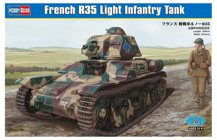 Hobby Boss 83806 Modellbausatz French R35 Light Infantry Tank