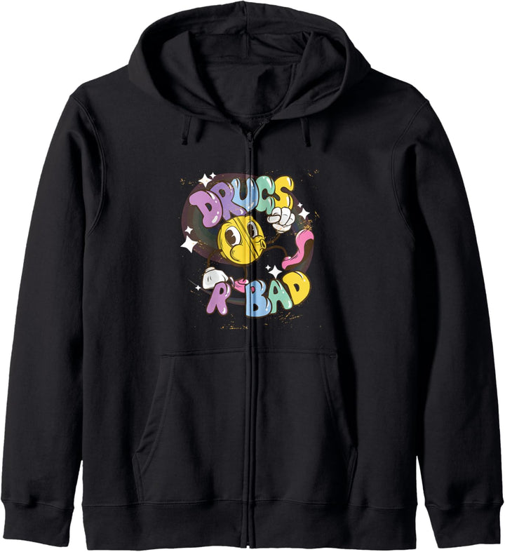 Drugs are bad - Funny Graphic Kapuzenjacke