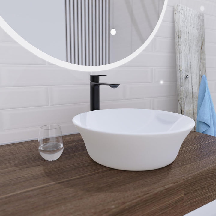 SCHÜTTE Waschtischarmatur MONTANA 32326, Wasserhahn Bad mit hohem Auslauf, Armatur Badezimmer, Einhe