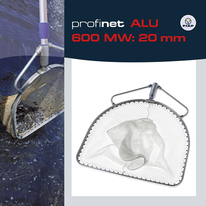 FIAP profinet ALU 600 MW: 20 mm - Maschenweite 20 mm - Profi - Fischkescher - Material Aluminium - K