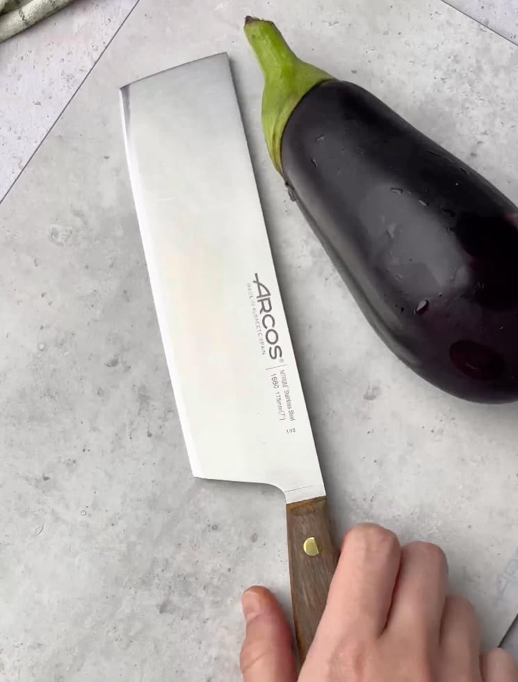 Arcos Nordika Serie - Usuba Messer - Edelstahl NITRUM - Klinge 175 mm - Griff aus 100% natürlichem O