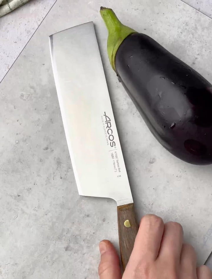 Arcos Nordika Serie - Usuba Messer - Edelstahl NITRUM - Klinge 175 mm - Griff aus 100% natürlichem O