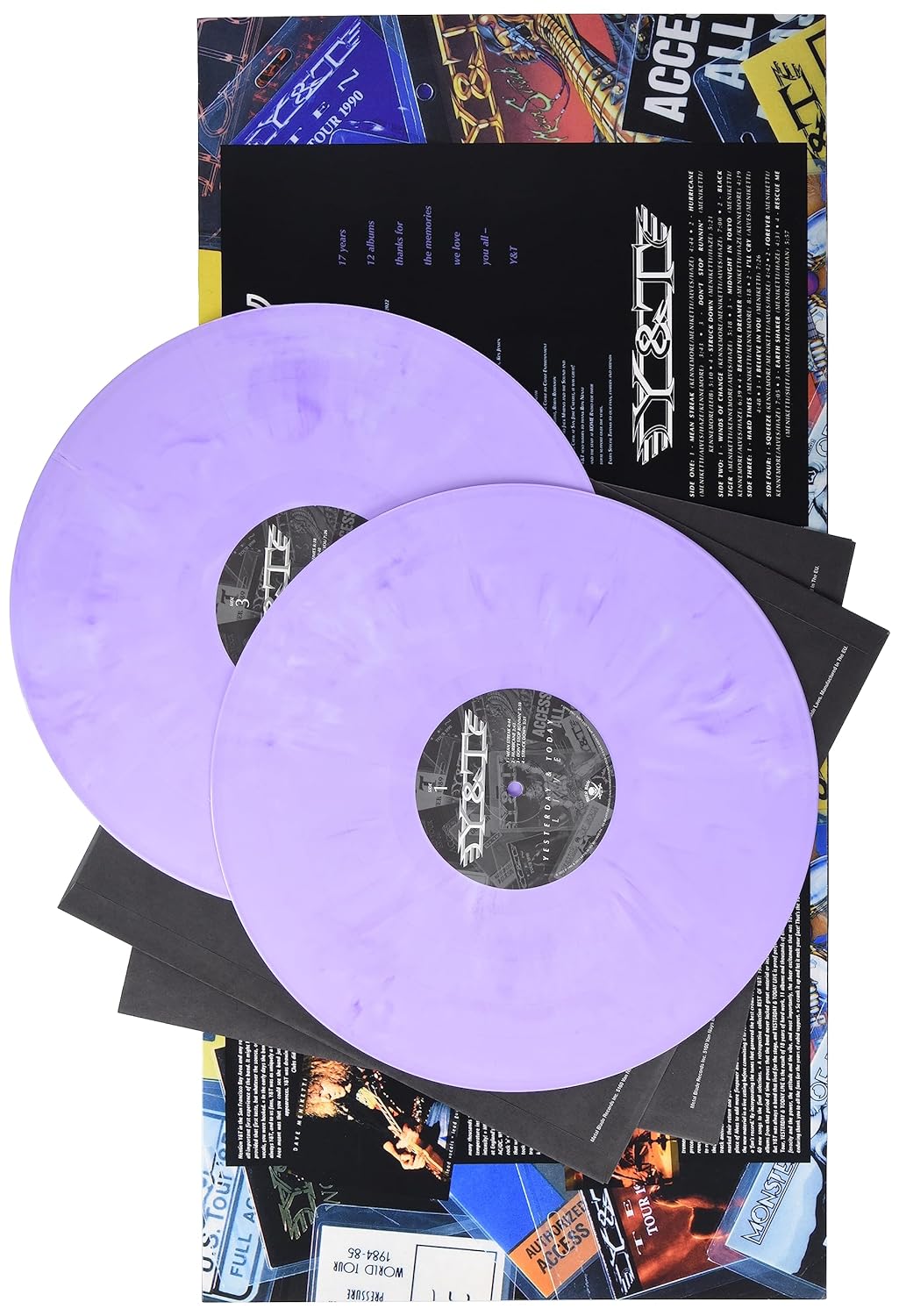 Yesterday & Today Live (Lilac Marbled), Vinyl