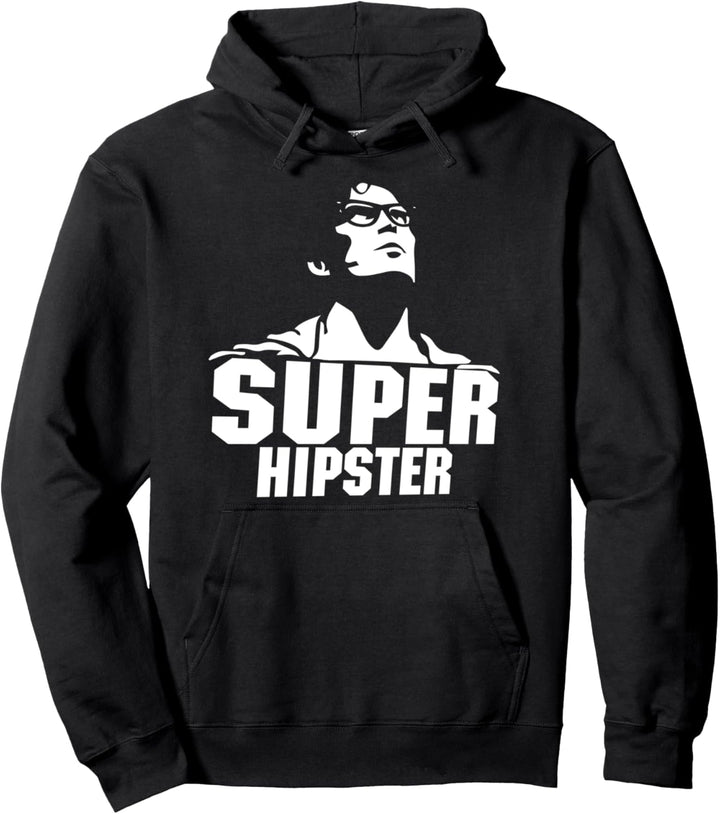 Super Hipster Brille Urbaner Lebensstil Extravagant Brutal Pullover Hoodie