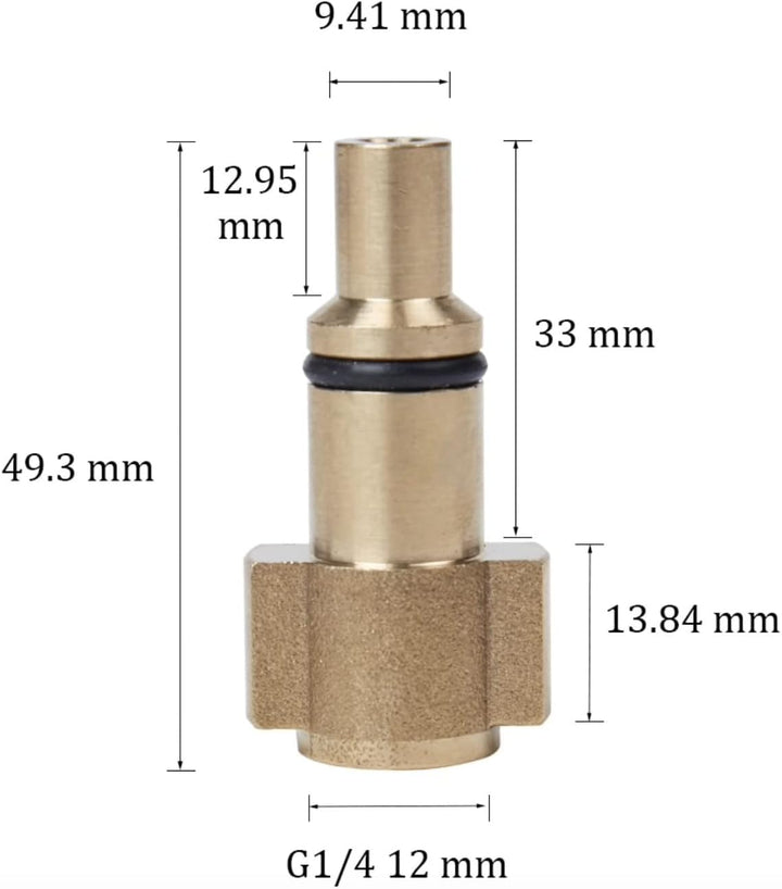 M&amp;M Smartek Schaumkanone 0,7L für LAVOR Parkside 14mm, 150 bar | Einstellbare Schaumlanze mit Schaum