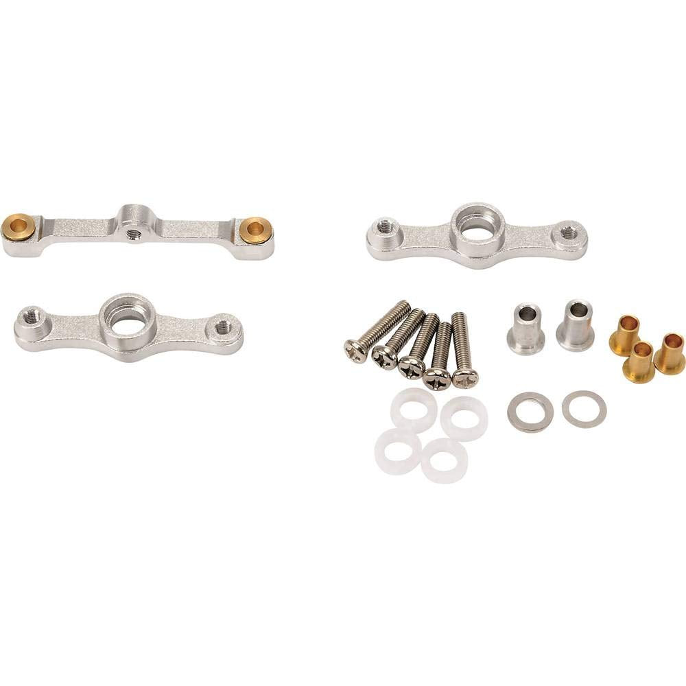 Carson Modellsport 500530010 Tuningteil Alu Lenkung komplett mit Schrauben, Silber