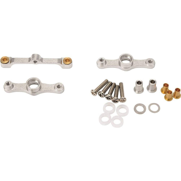 Carson Modellsport 500530010 Tuningteil Alu Lenkung komplett mit Schrauben, Silber