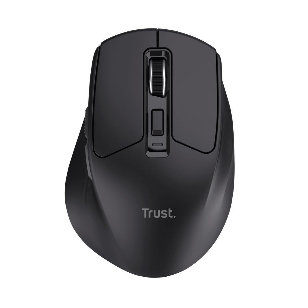 Trust Niven Kabellose Maus Bluetooth + 2.4GHz, Leise Tasten, Mehrgeräte Komfortable Funkmaus, 800-32