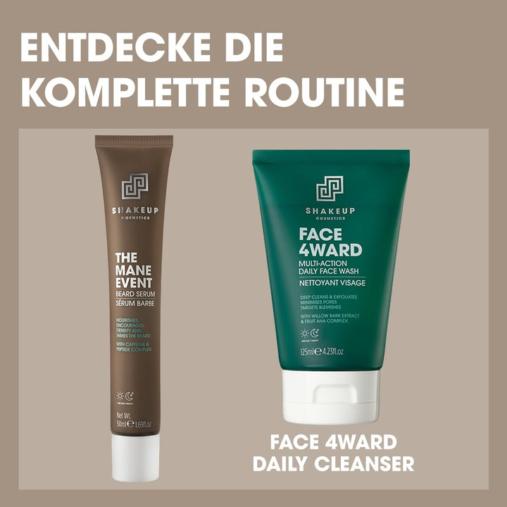 Shakeup – Bartserum, Bartöl, dickerer und vollerer Bart, bekämpft trockene Haut, gesundes Haarwachst