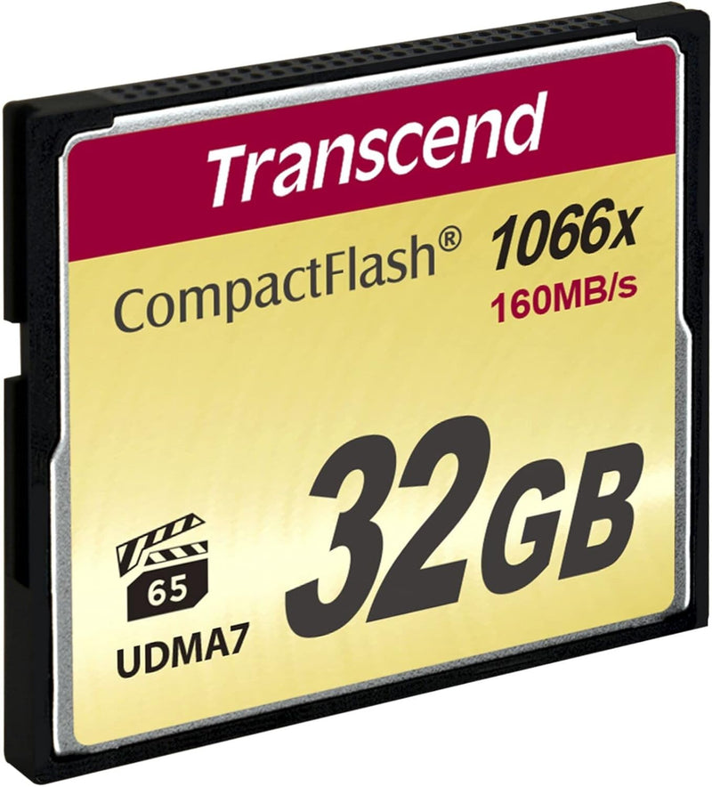 Transcend 32GB CompactFlash 1000 Speicherkarte TS32GCF1000 32GB CF1066X, 32GB CF1066X