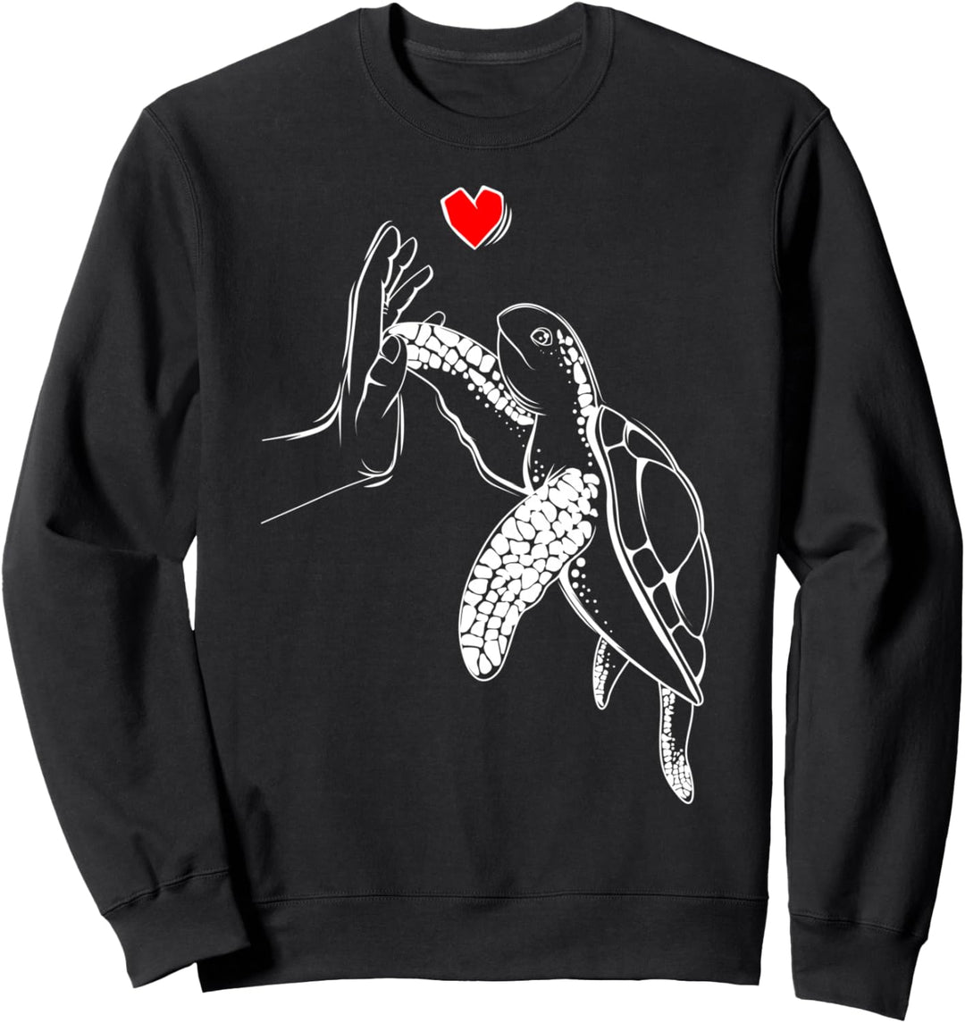 Schildkröten Liebe Kinder Mädchen Damen Schildkröte Sweatshirt