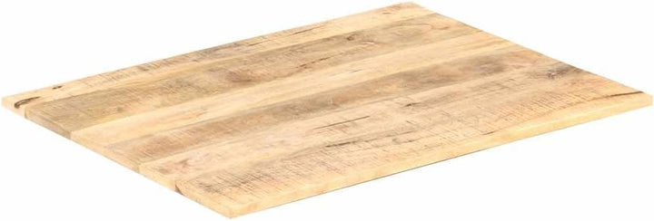vidaXL Mangoholz Massiv Tischplatte Massivholzplatte Holzplatte Ersatztischplatte Holz Platte für Es