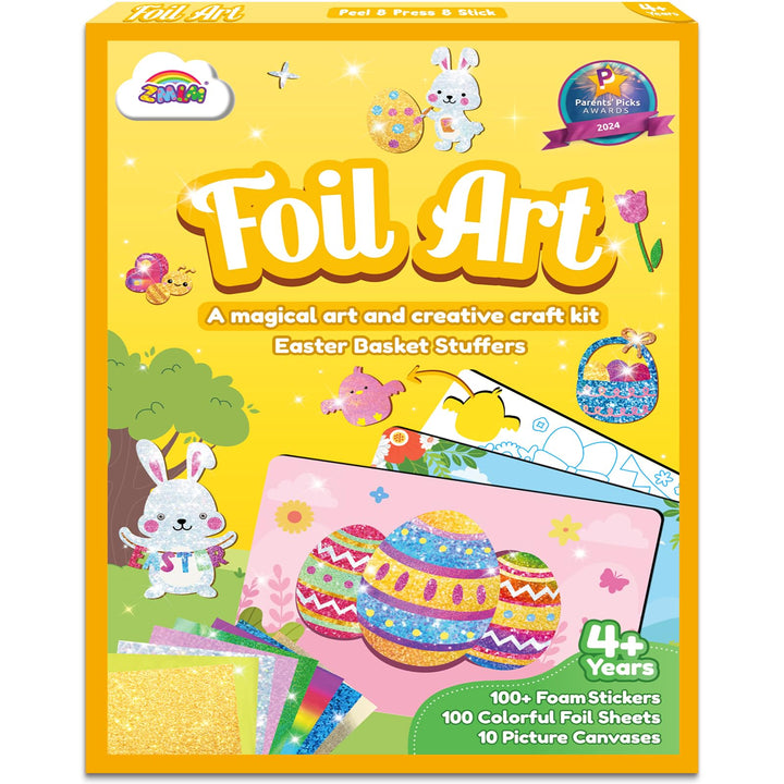 ZMLM Art Craft Toy Gift: Folienspass-Einhorn-Prinzessin-Bastelset für Mädchen im Alter von 4–9 Jahre