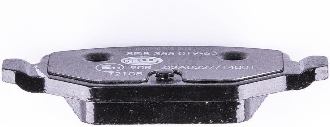 HELLA PAGID 8DB 355 019-631 Bremsbelagsatz - T2108 - Dicke/Stärke: 14.3mm - Bremssystem: Lucas - mit