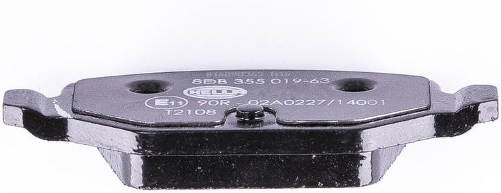 HELLA PAGID 8DB 355 019-631 Bremsbelagsatz - T2108 - Dicke/Stärke: 14.3mm - Bremssystem: Lucas - mit