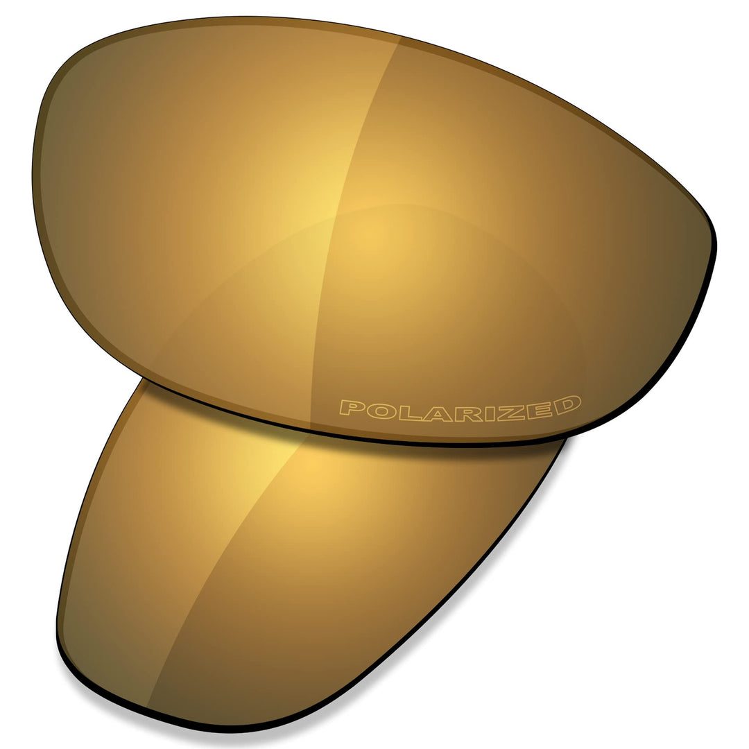 Saucer Premium Ersatzgläser für Oakley Monster Dog Sonnenbrillen High Defense - Bronze Gold Polarisi
