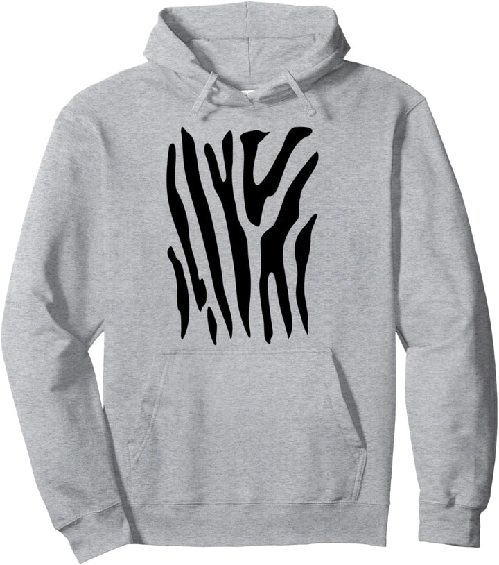 Zebramuster Zebra Streifen Kostüm Zebrastreifen Afrika Pullover Hoodie