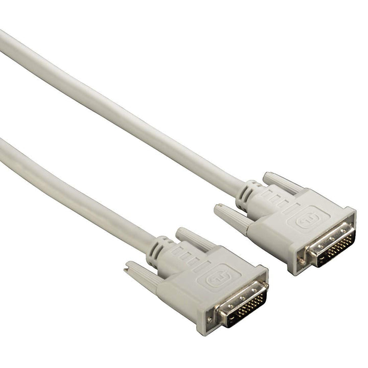 Hama 20156 Pack 10 Kabel DVI Dual Link männlich/männlich 1,8 m schwarz/grau